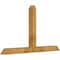 Ekena Millwork Portland Rough Sawn Timber Gable Bracket, Western Red Cedar, 60"W x 35"H x 4"D x 4"F, 14/12 Pitch GBW060X35X0404POR00RWR - alternate 2